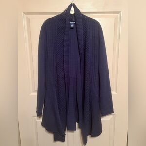 Architect Women's Deep Blue Open Cardigan